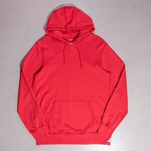 Reigning Champ Midweight French Terry Slim Red Pullover Hoodie Men's XL